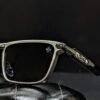 02 Chrome Hearts 3519 Black & Silver Designer Luxury Sunglasses